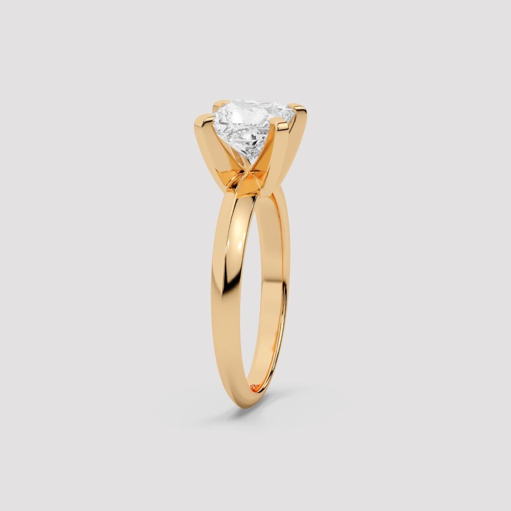 Princess Solitaire Ring
