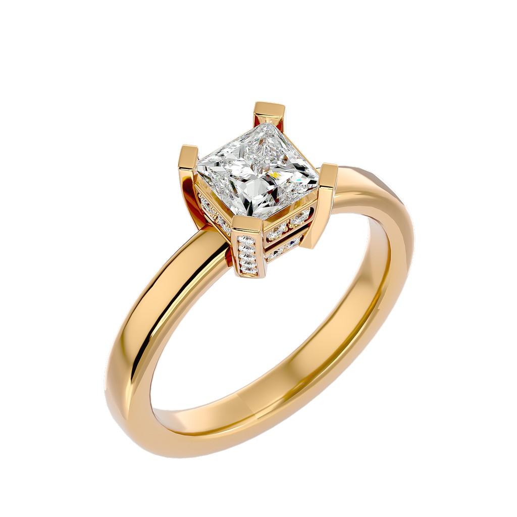 Prism Solitaire Rings