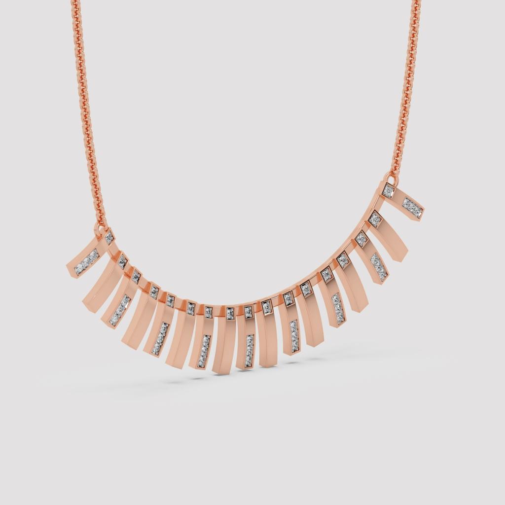 Radiant Fringe Necklace