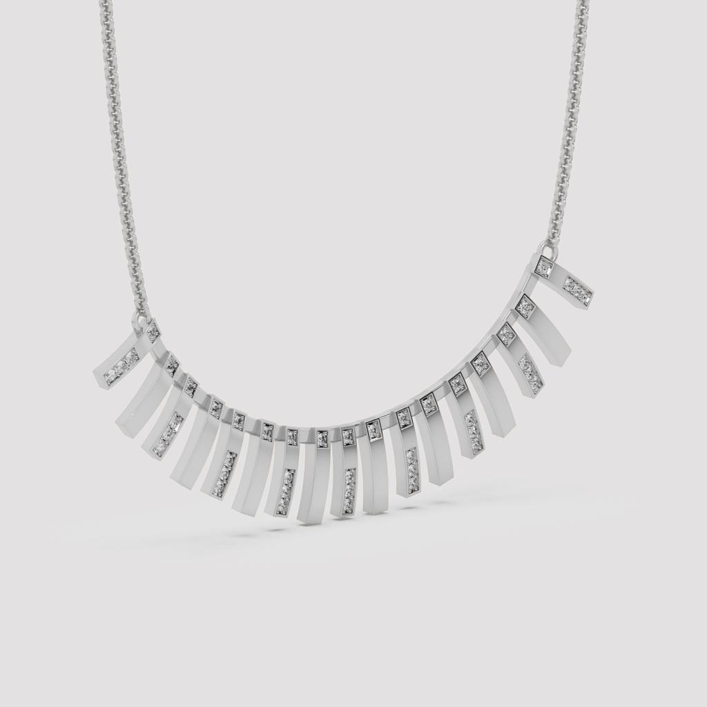 Radiant Fringe Necklace