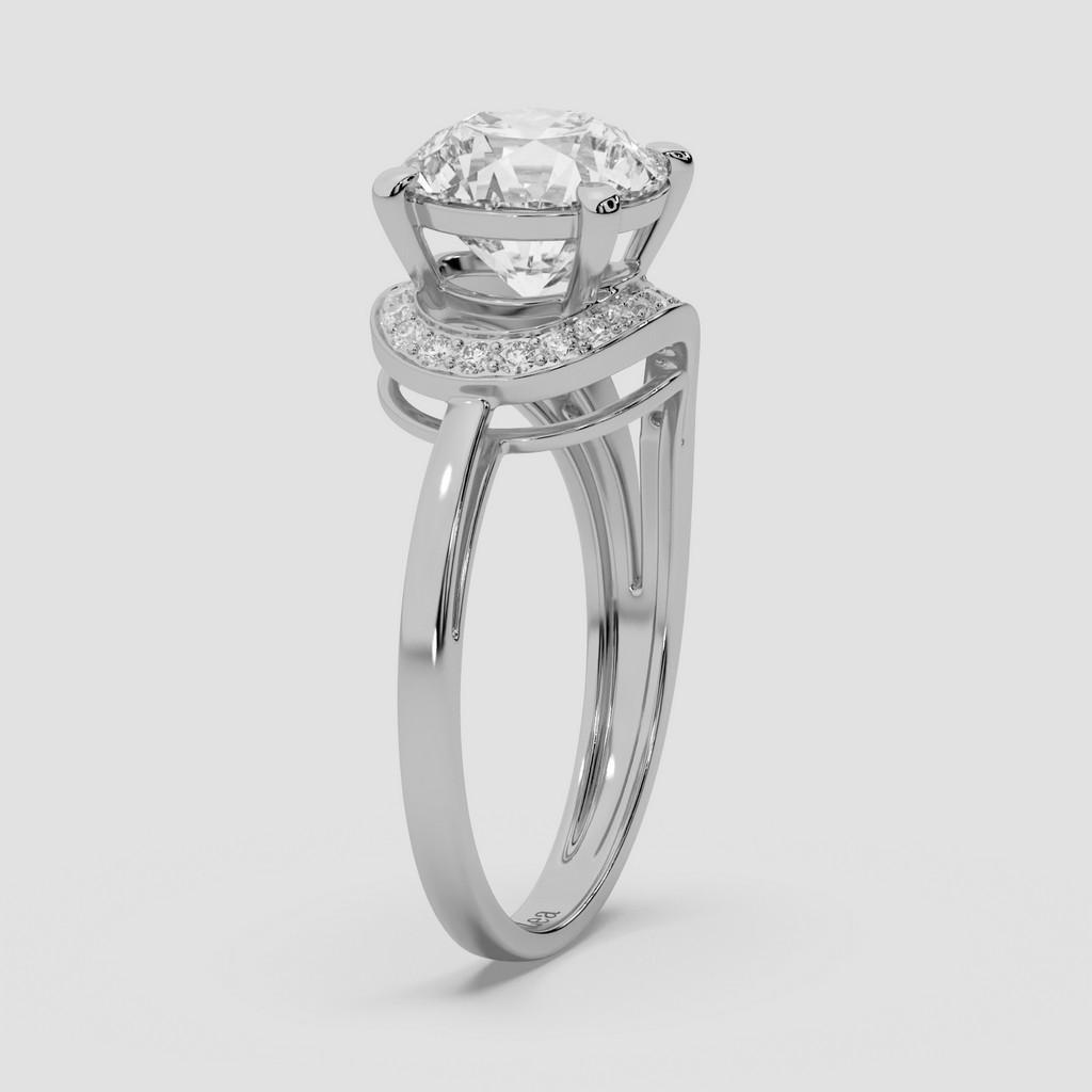 Radiant Prong Solitaire