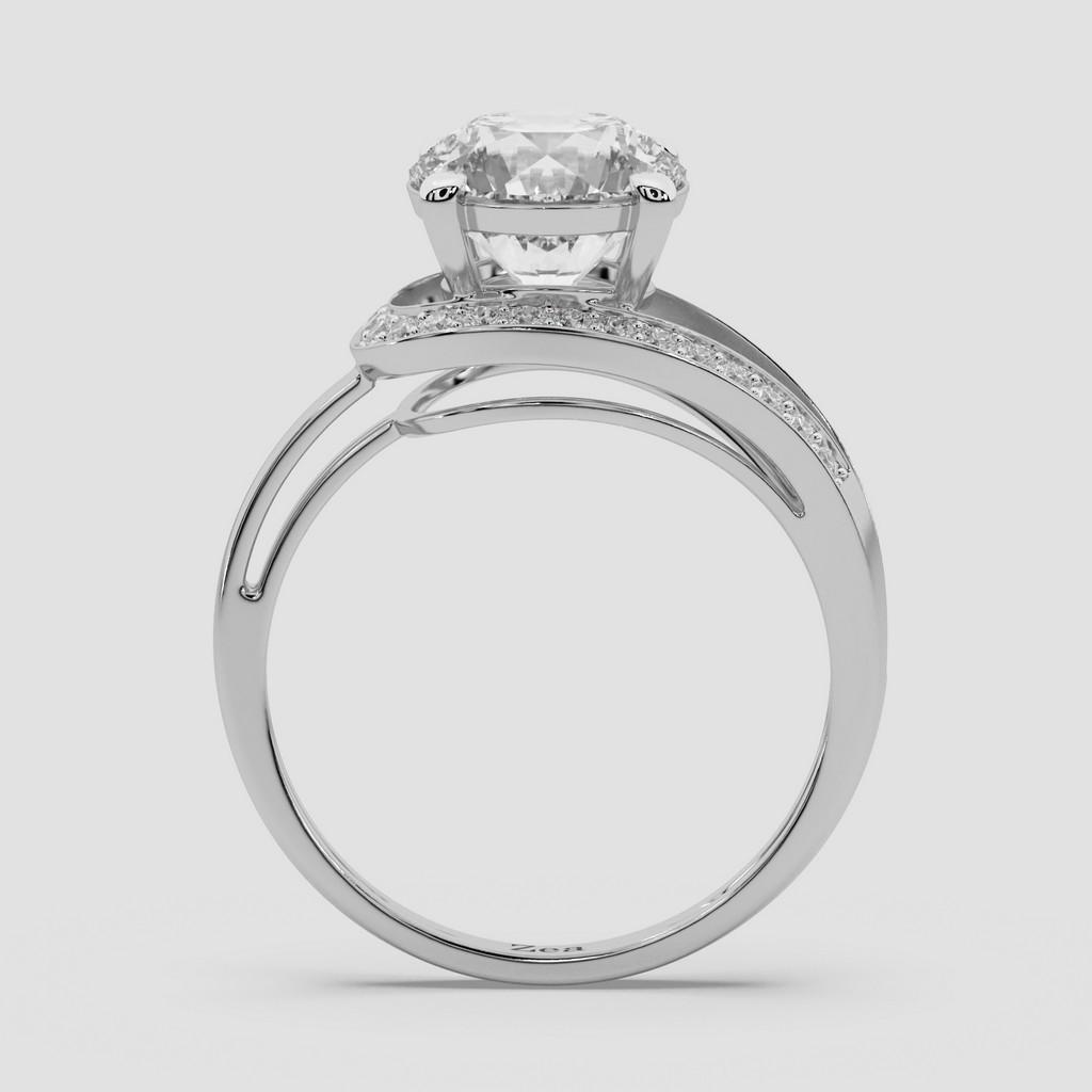 Radiant Prong Solitaire