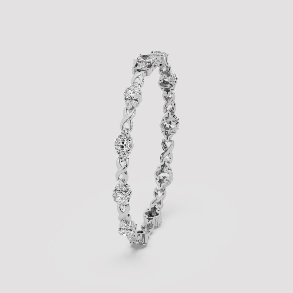 Regalia Oval Diamond Bracelet