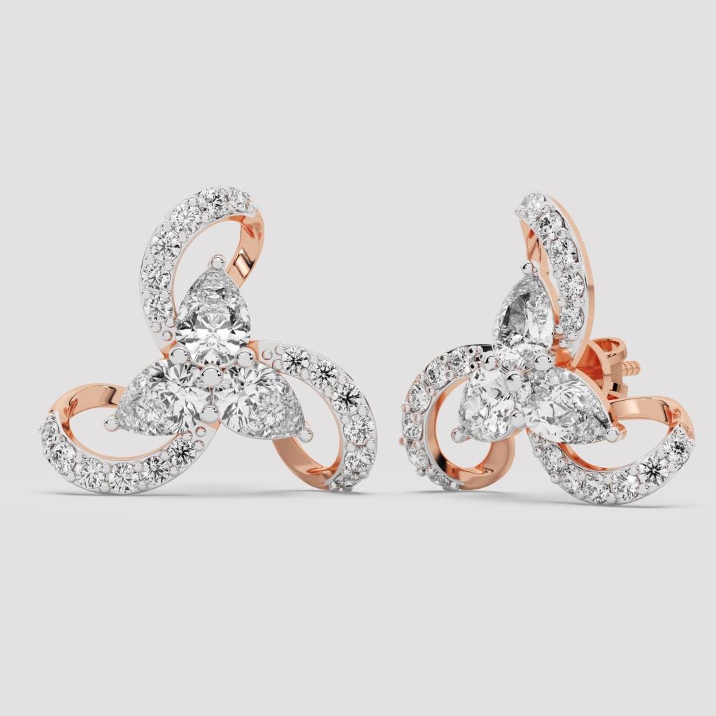 Rhythmic Swirl Studs