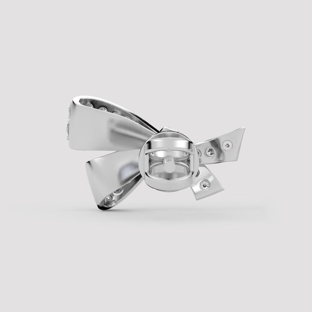 Ribbon Bow Stud Earrings