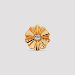 Round Diamond Floral Studs