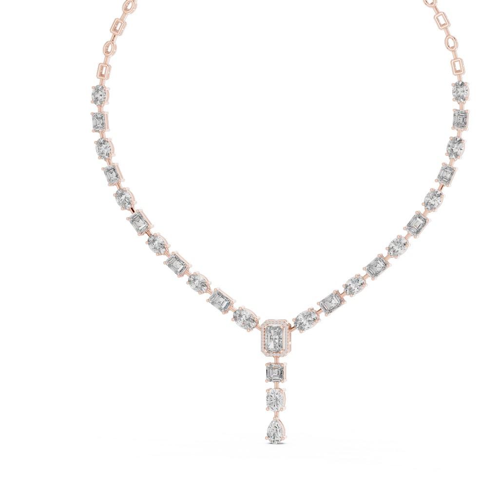 Sapphire Cascade Necklace