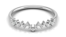 Scintilla Curved Band Ring
