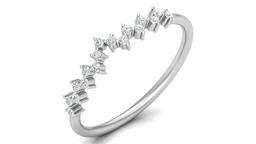 Scintilla Curved Band Ring