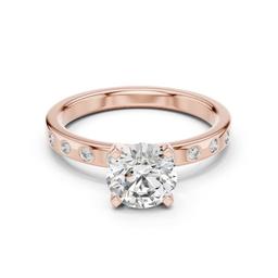 Scintilla Pave Solitaire Ring
