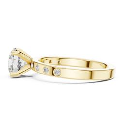 Scintilla Pave Solitaire Ring