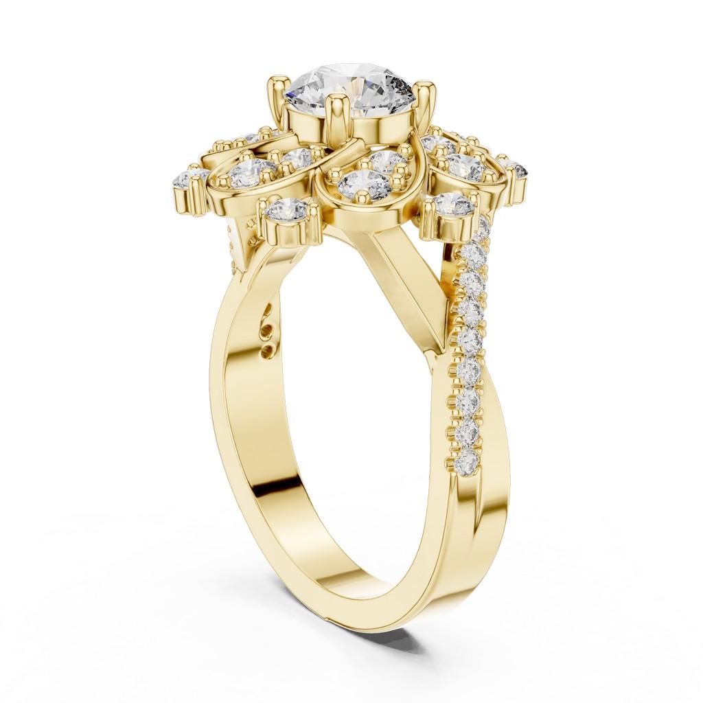 Sculpted Bloom Ring