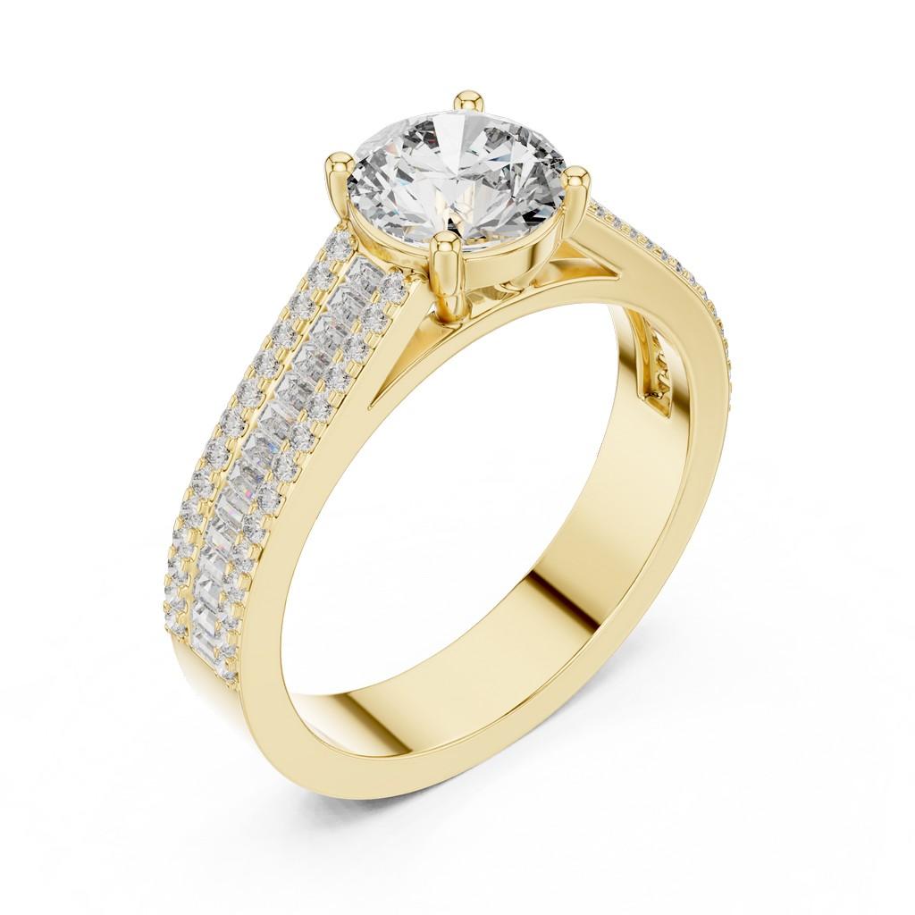 Sculpted Brilliance Ring