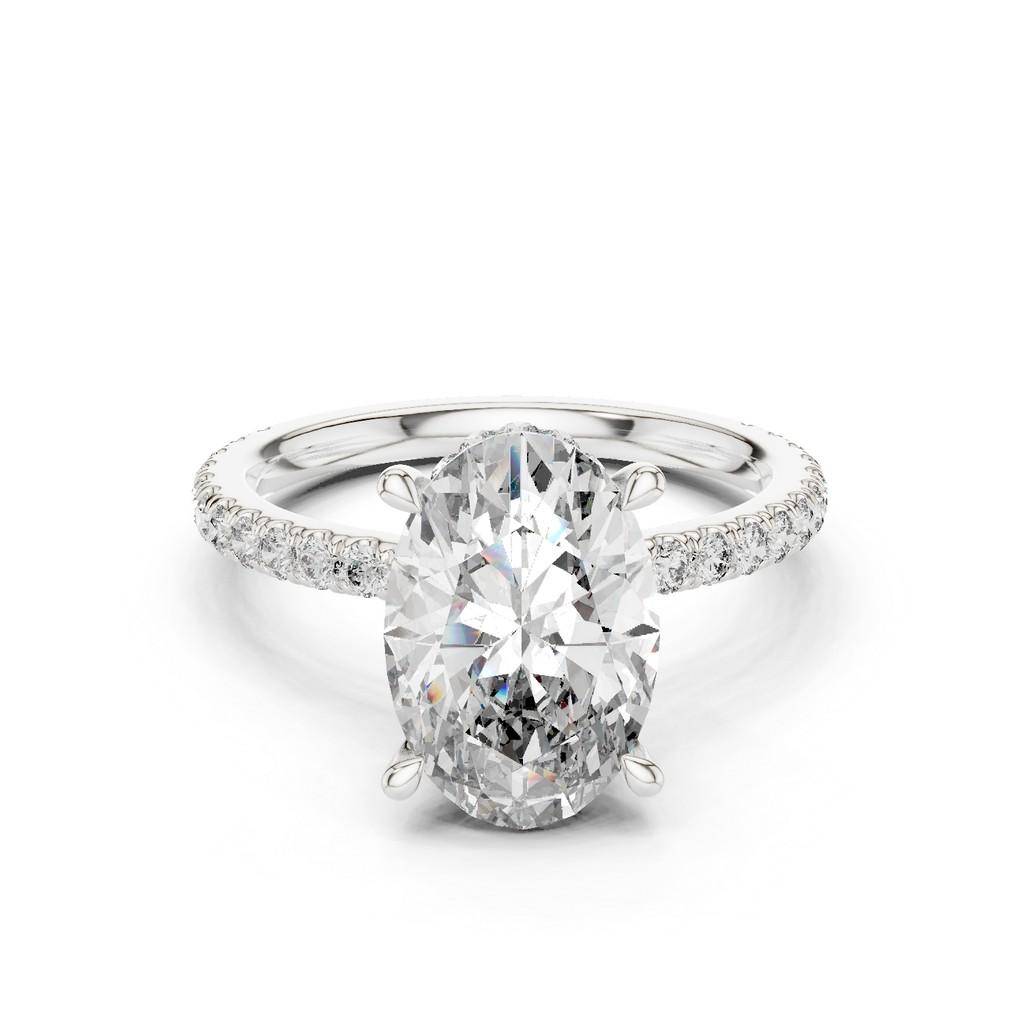 Sculpted Luminence Ring