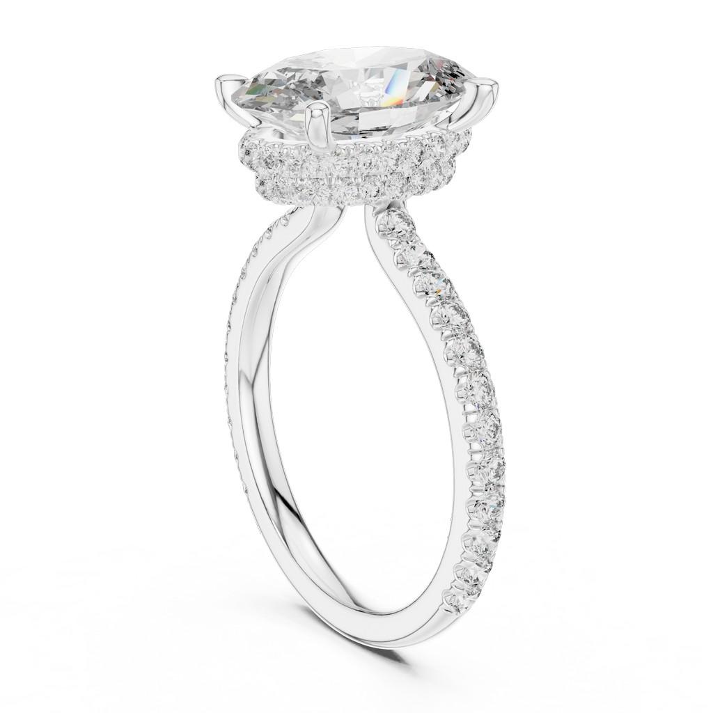 Sculpted Luminence Ring