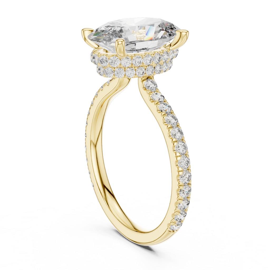 Sculpted Luminence Ring