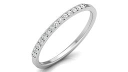 Sculpted Pave Band Ring