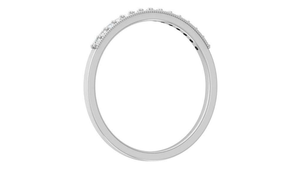 Sculpted Pave Band Ring