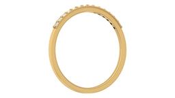 Sculpted Pave Band Ring