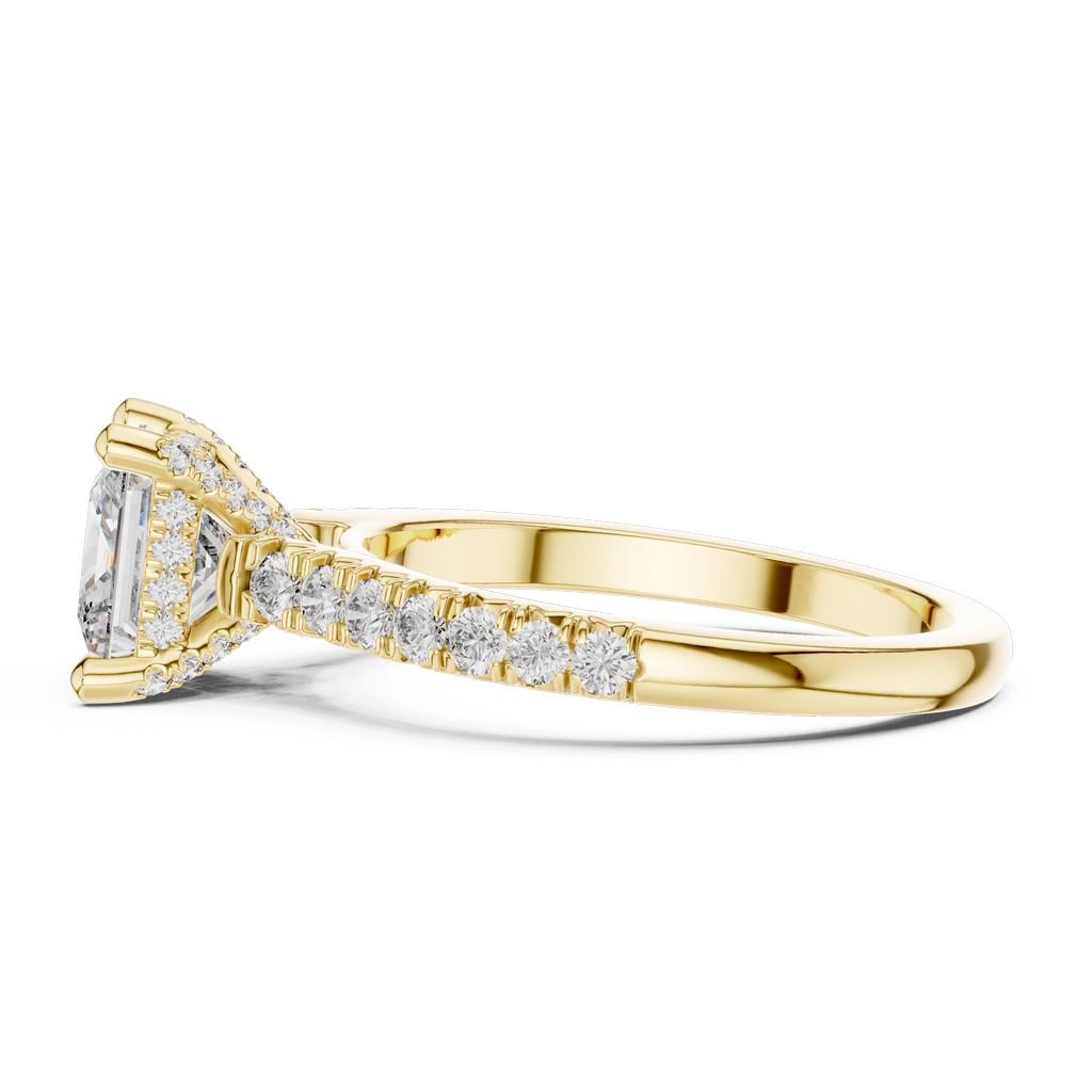 Sculpted Radiance Solitaire Ring