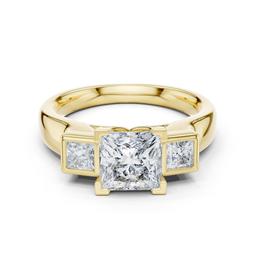 Sculpted Trio Radiance Ring