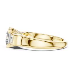Sculpted Trio Radiance Ring