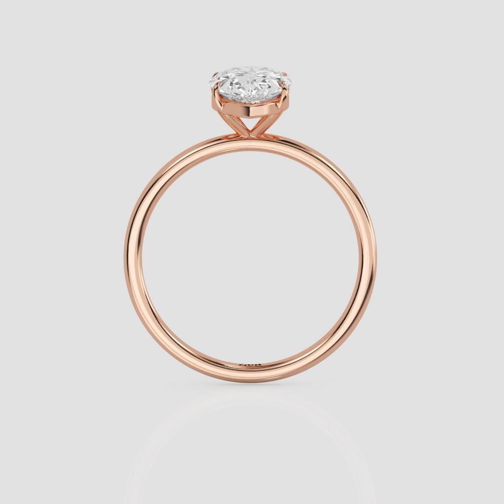 Solitaire Pear Romance