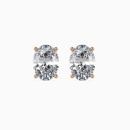 Sovereign Oval Prong Earring