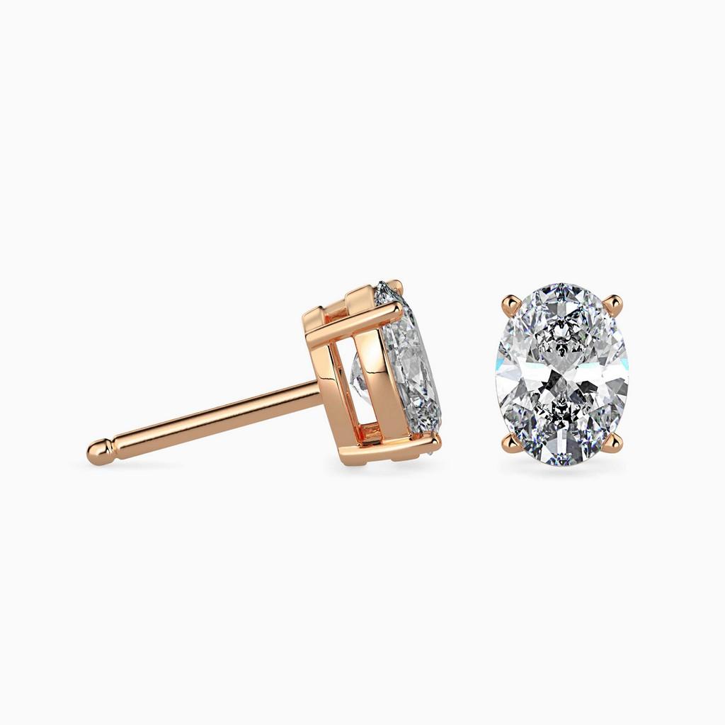 Sovereign Oval Prong Earring