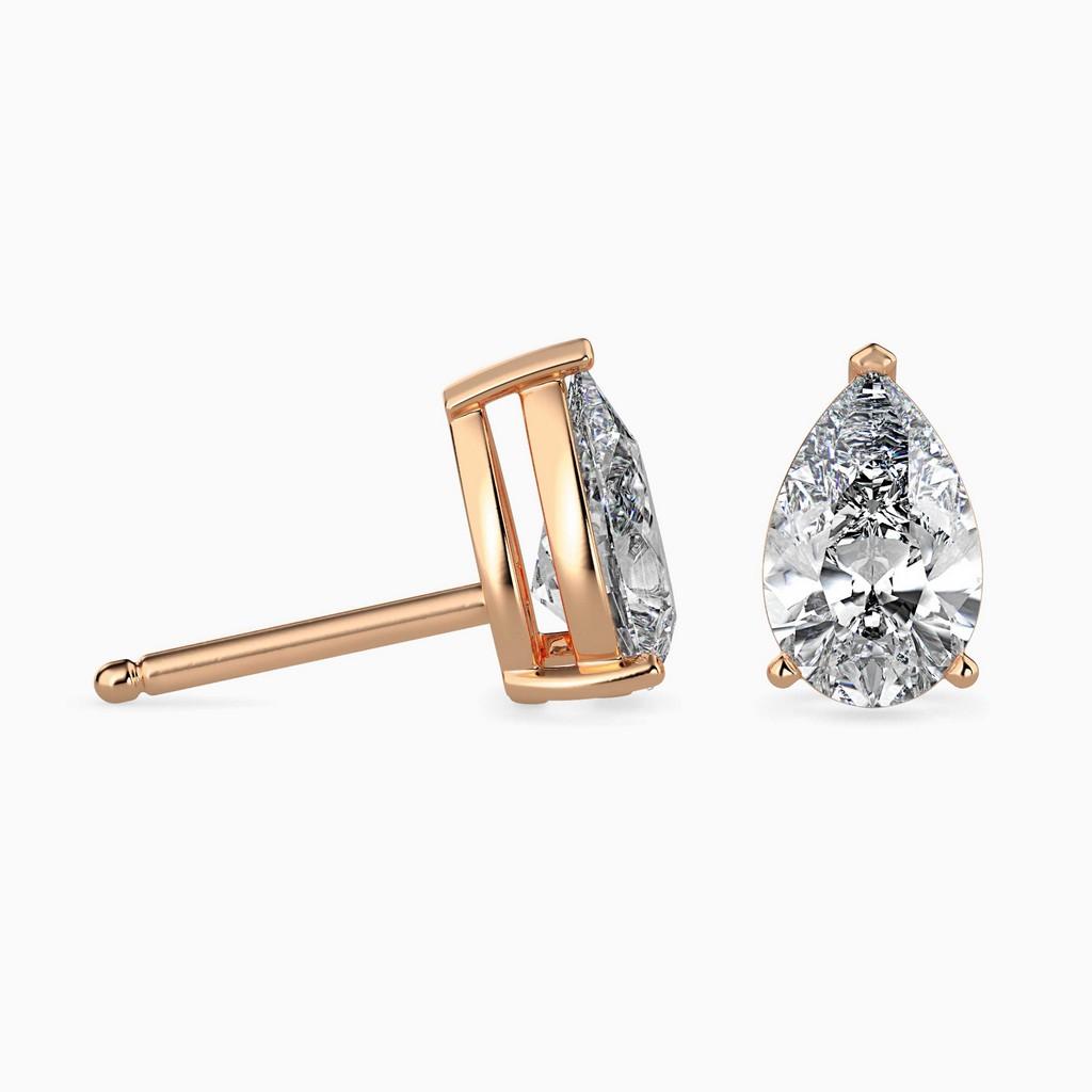 Sovereign Pear Prong Earring