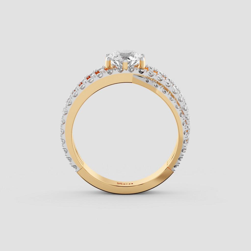 Spiraling Radiance Ring