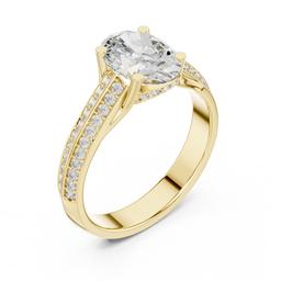 Tejasvi Oval Solitaire Ring