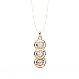 Triveni Solitaire Pendant