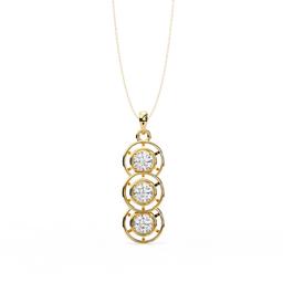 Triveni Solitaire Pendant
