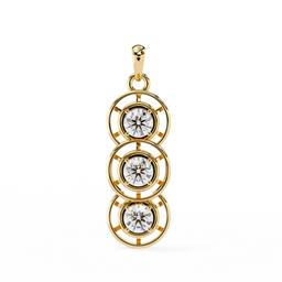 Triveni Solitaire Pendant