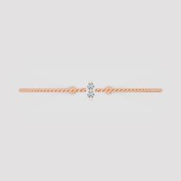 Twisted Rope Diamond Bracelet