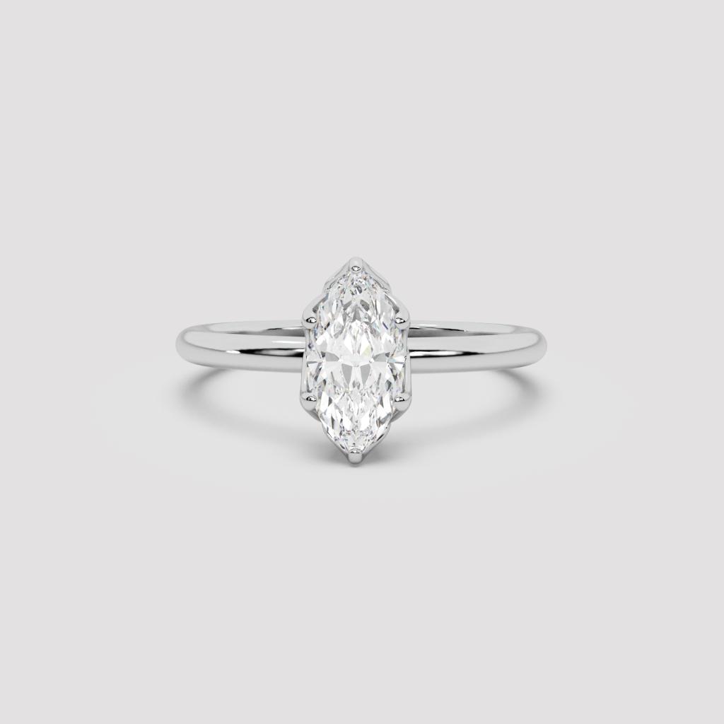 Victorious Marquise Solitaire