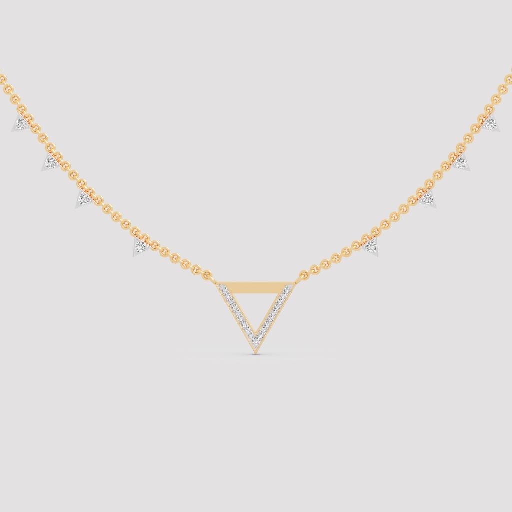 Victory Triangle Necklace