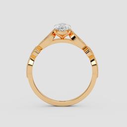 Vintage Marquise Solitaire Ring