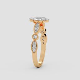 Vintage Marquise Solitaire Ring