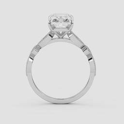 Vintage Radiant Solitaire Ring