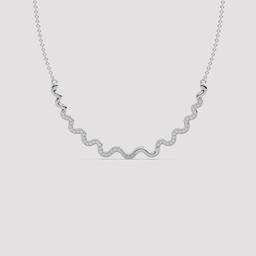 Wave Diamond Necklace