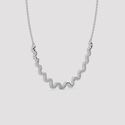 Wave Diamond Necklace