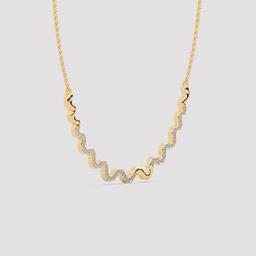 Wave Diamond Necklace