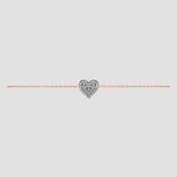 Zyra Heart Diamond Bracelet