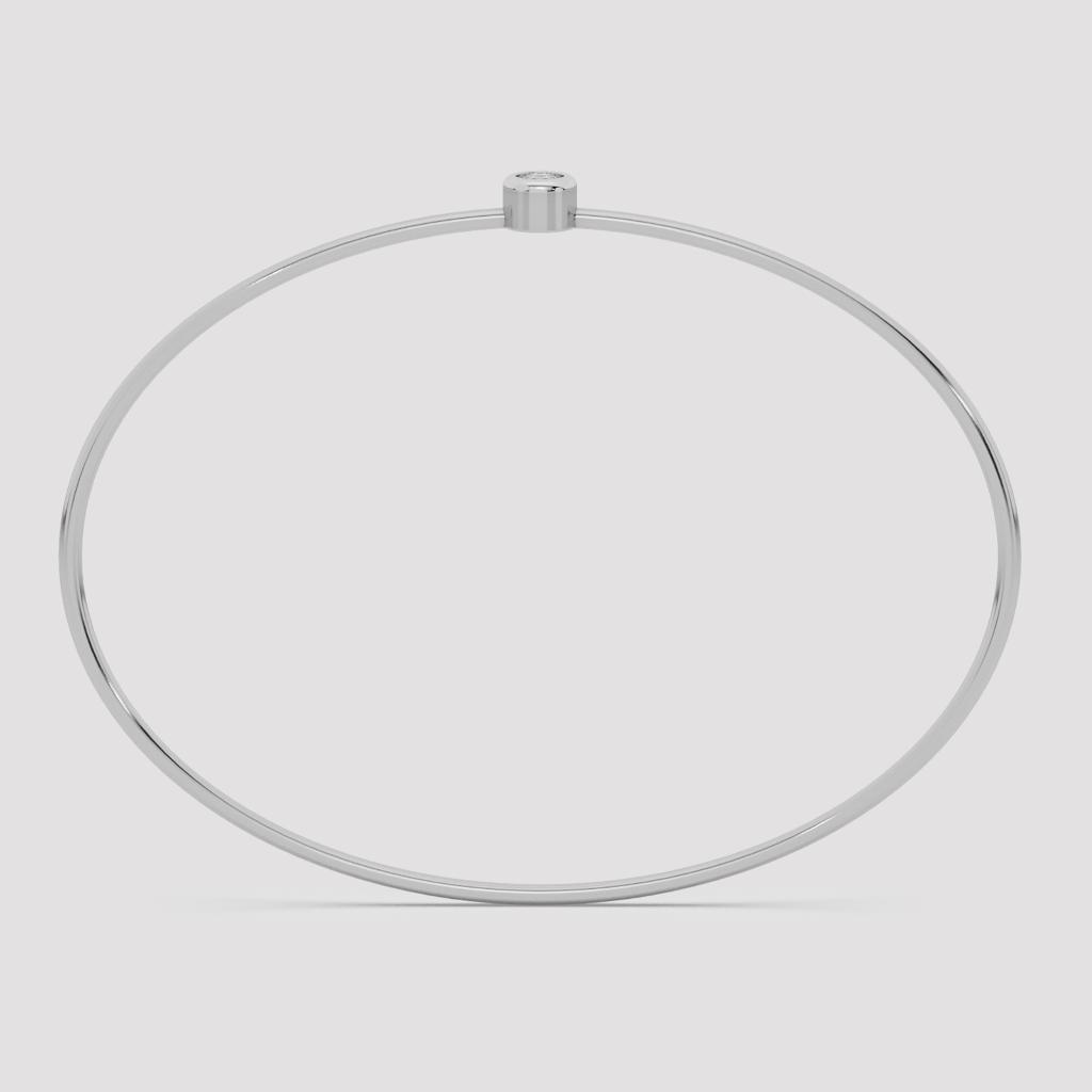 Zyra Round Diamond Bangle