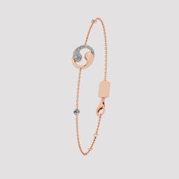 Zyra Yin-Yang Diamond Slider Bracelet