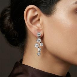 Bubble Cascade Drop Earrings