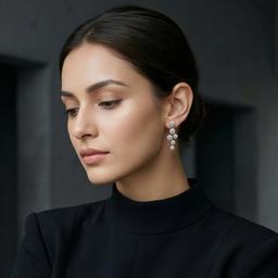 Bubble Cascade Drop Earrings