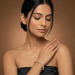 Floral Cluster Diamond Bracelet